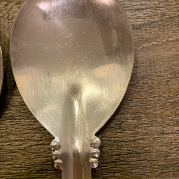 Elegant Silver Serving Utensil Set - Picture 3 of 9